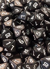 Ten Sided Number Dice 1-10