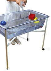 Clear Play Bath (complete with cover & stand)